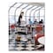 Rubbermaid Commercial Economy Plastic Cart, Three-Shelf, 18-5/8w x 33-5/8d x 37-3/4h, Black FG342488BLA - alternate 7